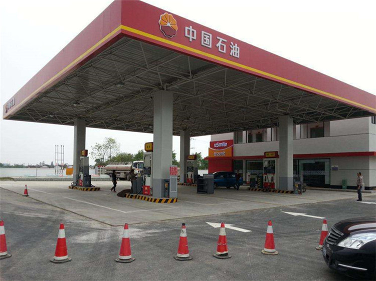 沧州加油站钢结构网架案例20